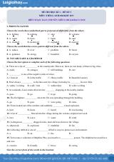 Đề thi học kì 1 Tiếng Anh 8 Right on! - Đề số 3